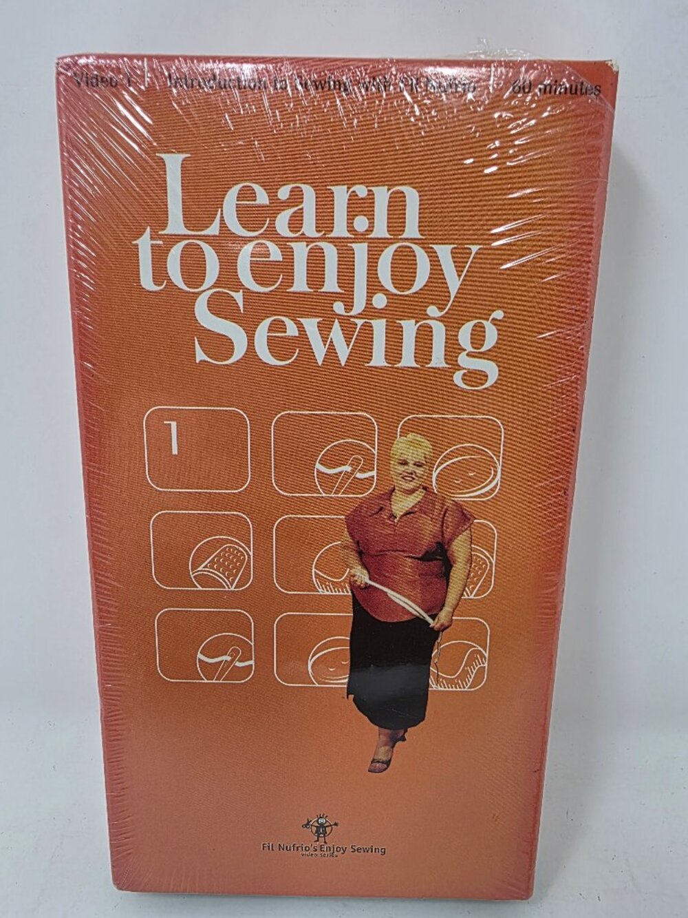 Learn to Enjoy Sewing Video 1 (Introduction to Sewing) by Fil Nufrio. VHS Sealed